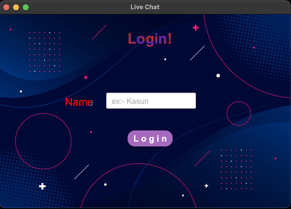 Live Chat System project image