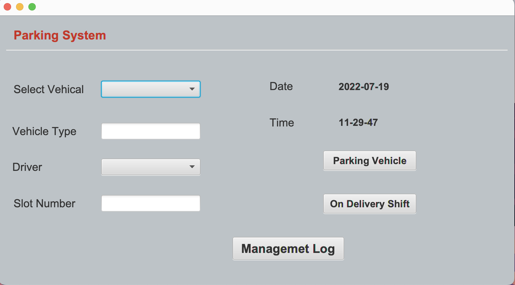 Vehicle Parking  System image